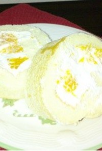 卵白と生クリーム消費ロールケーキ