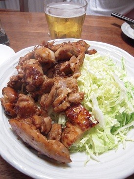ご飯がススム!(ビールも?)鳥の生姜焼き
