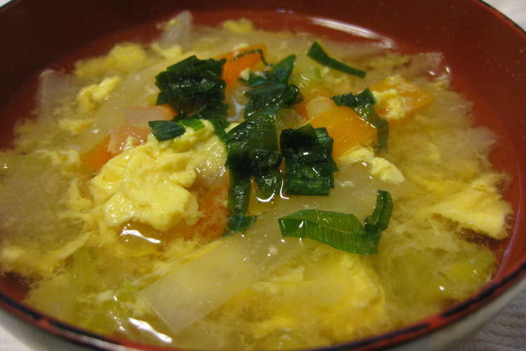 野菜いっぱい ほっこり味噌汁 レシピ 作り方 By たつとものママ クックパッド
