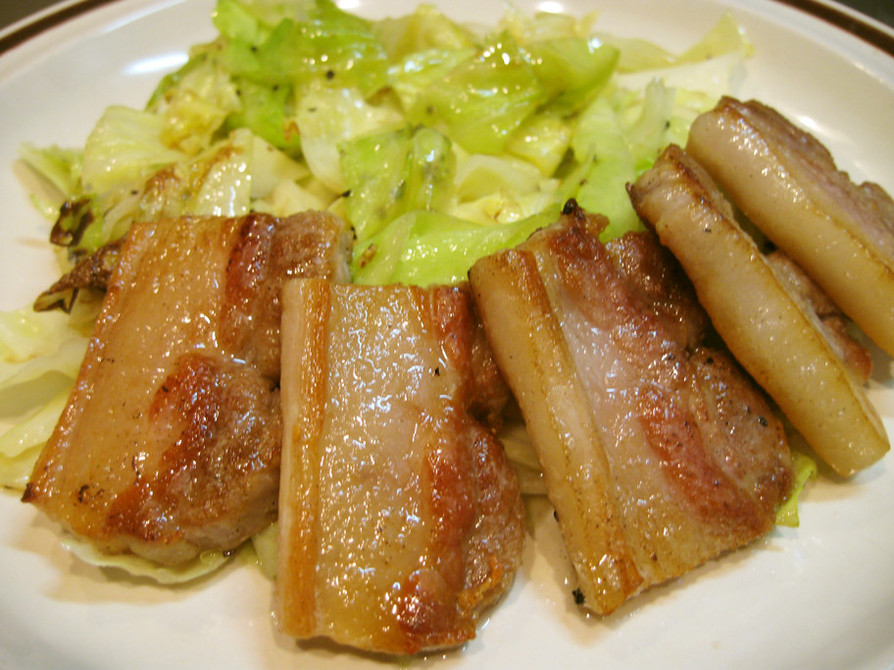 芽キャベツのパンチェッタ添え レシピ