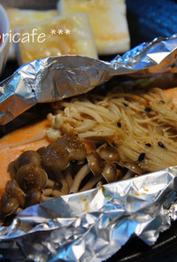 ダイエット料理　鮭のホイル焼き