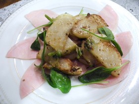 焼きかぶのレモンフレンチサラダ