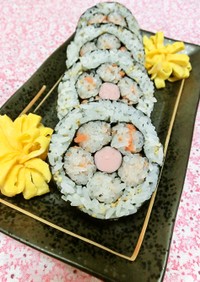 飾り寿司♪お花の巻き寿司✿