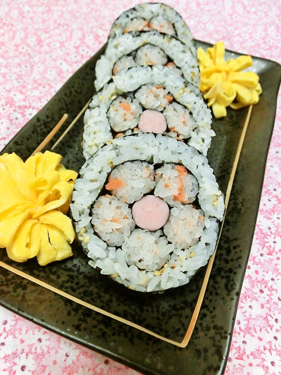 飾り寿司♪お花の巻き寿司✿の画像