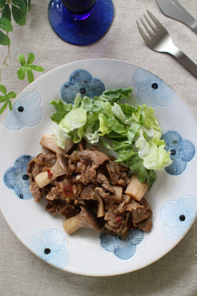 豚肉とエリンギのバルサミコ煮
