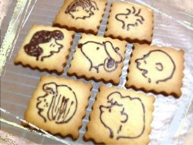 Ngagolak クッキー チョコペン イラスト 簡単