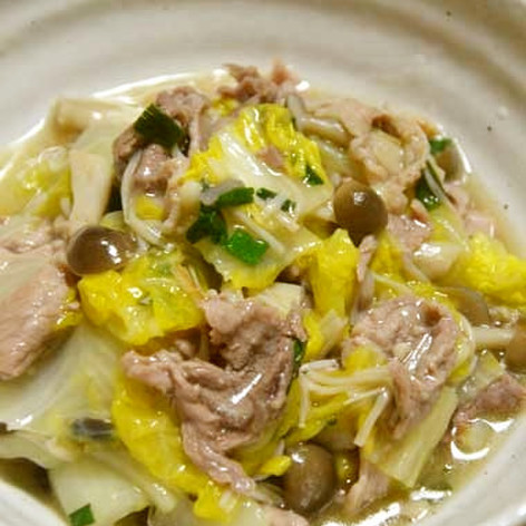 白菜と豚肉のトロッと煮