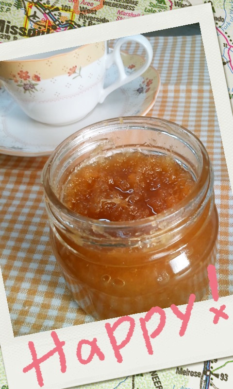 季節限定柚子風味の生姜茶（ジャム）の画像