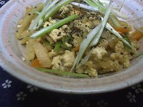 あんたに焼いて炒る豆腐