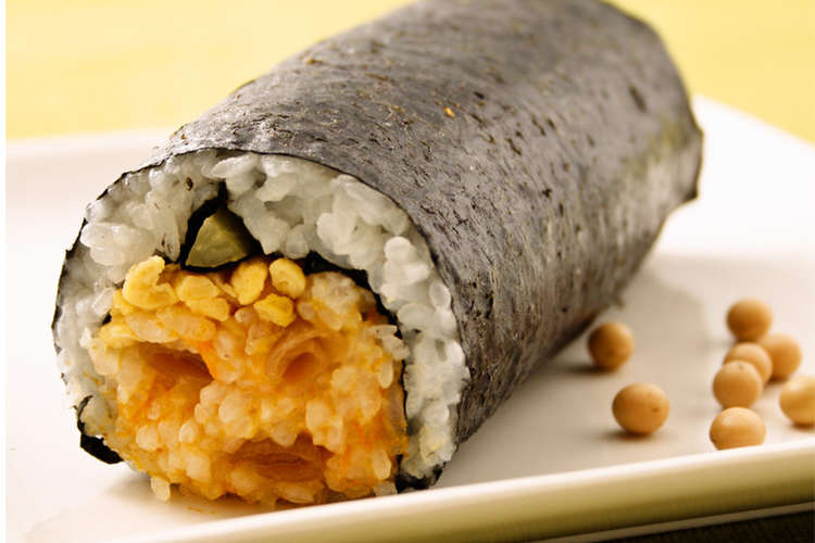 子どもと一緒に作ろう 鬼の顔の恵方巻き レシピ 作り方 By テンヨ クックパッド 簡単おいしいみんなのレシピが356万品