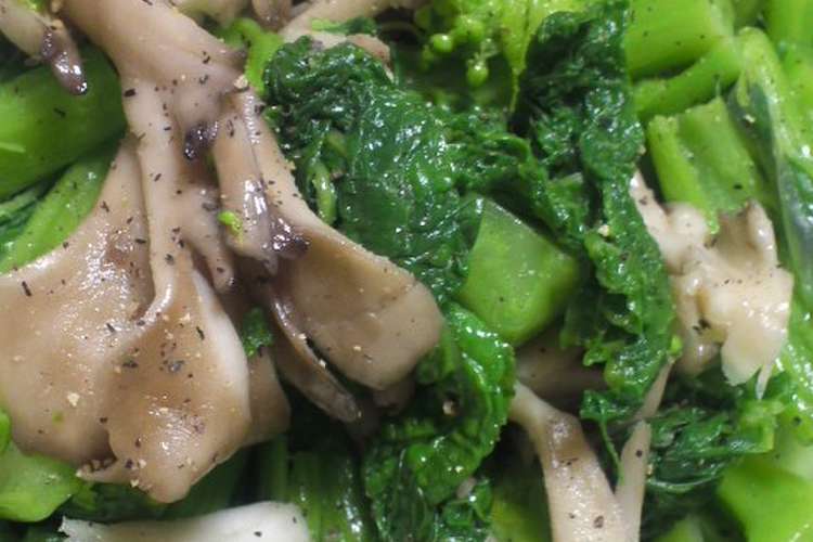 お手軽 菜の花 舞茸サラダ レシピ 作り方 By マショマロうさぎ クックパッド 簡単おいしいみんなのレシピが370万品