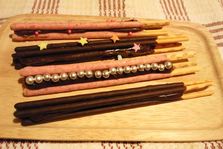 おいしい 生チョコinのポキポキポッキー レシピ 作り方 By Yuhimiママ クックパッド 簡単おいしいみんなのレシピが360万品