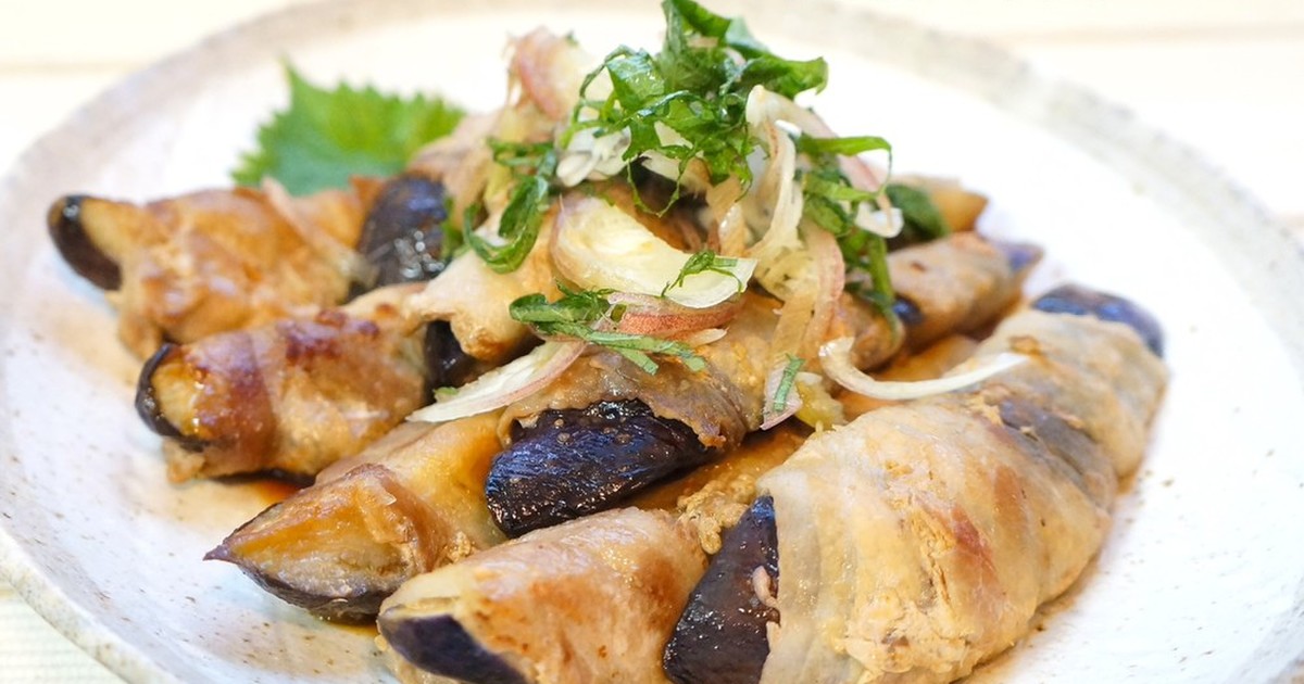 さっぱり☆茄子の豚バラ巻き by こと味 【クックパッド】 簡単おいしいみんなのレシピが298万品