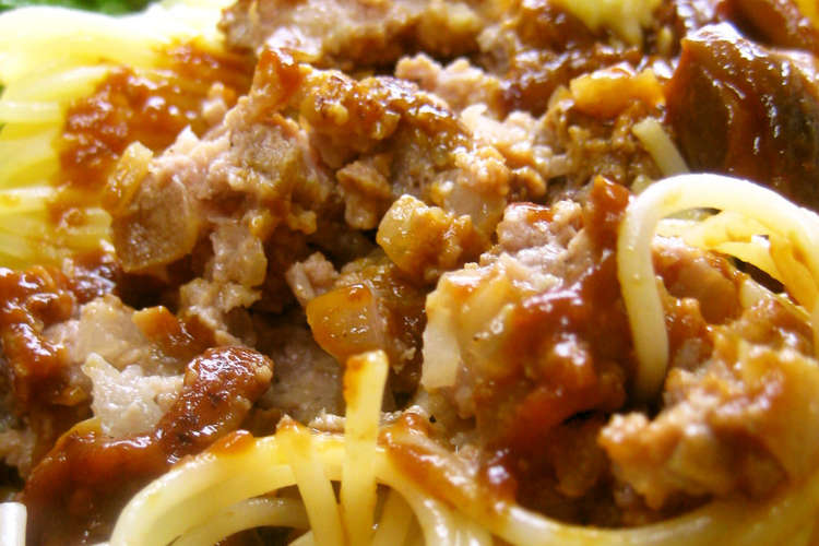 煮込みハンバーグ残りでミートスパゲティ レシピ 作り方 By 花の嵐 クックパッド 簡単おいしいみんなのレシピが352万品