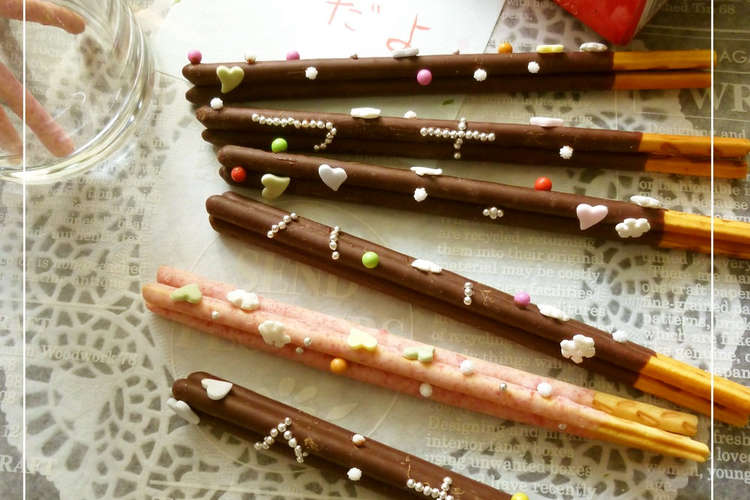パズルだよ 並べてみてね デコポッキー レシピ 作り方 By ミッキーアン クックパッド 簡単おいしいみんなのレシピが357万品