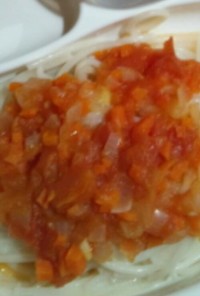 米粉でトマトパスタ(幼児食)