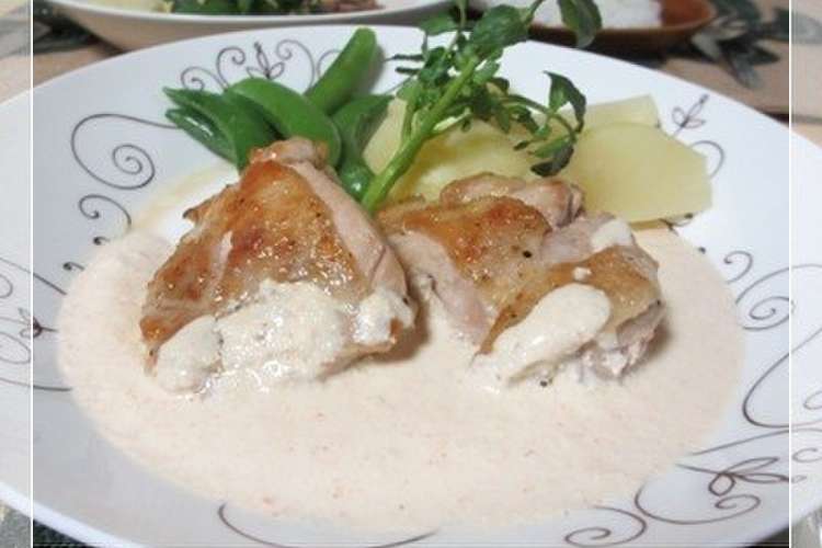 鶏もも肉の明太子クリームソース レシピ 作り方 By Queenaya クックパッド 簡単おいしいみんなのレシピが352万品