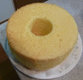 材料3つただ混ぜるだけシフォンケーキ簡単