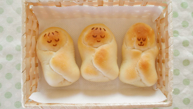 おくるみに包まれた赤ちゃんのパン レシピ 作り方 By Pitachan1 クックパッド 簡単おいしいみんなのレシピが352万品