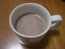 きれいなコーヒーエキスでホットココア