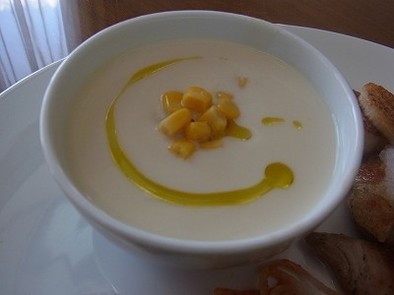 豆腐のすり流しスープの写真