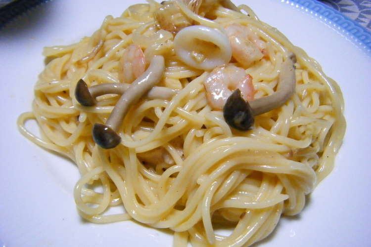キノコとシーフードのクリームパスタ レシピ 作り方 By Sindy0922 クックパッド