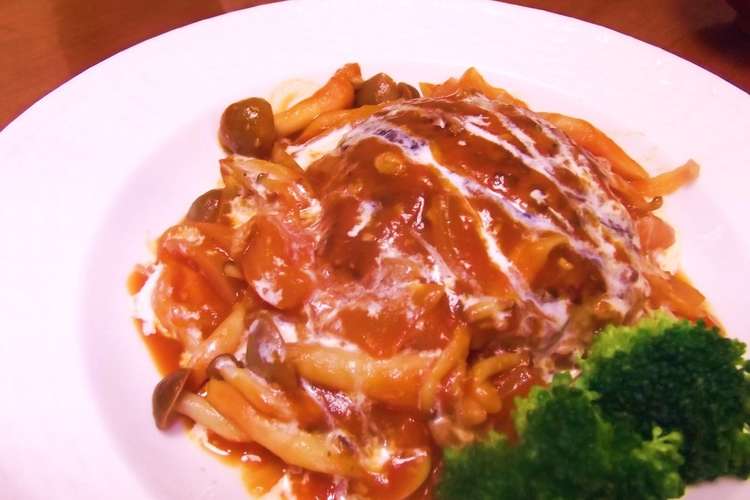 超楽 ケチャップ煮込みハンバーグ 本格風 レシピ 作り方 By Rokaroka クックパッド