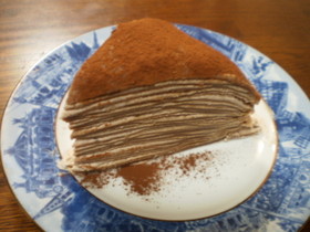 チョコミルクレープ♥バレンタインチョコ♥