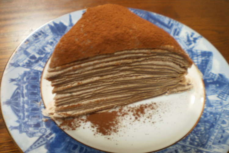 チョコミルクレープ バレンタインチョコ レシピ 作り方 By 田んぼイネ クックパッド