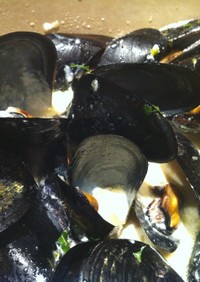 ムール貝のクリーム蒸し
