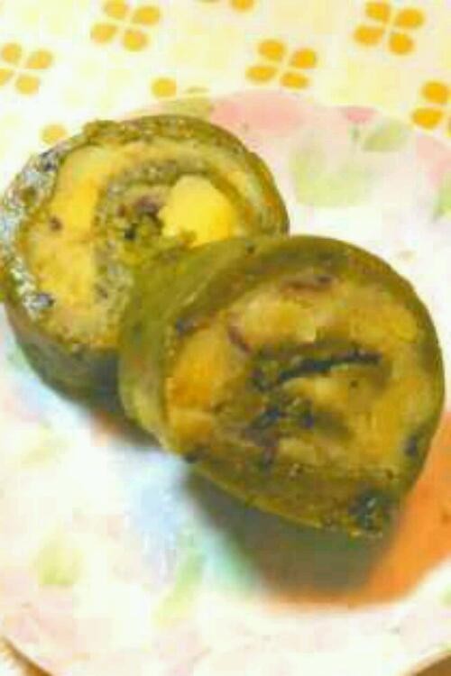 米粉でもっちり♬薩摩芋のロール饅頭の画像