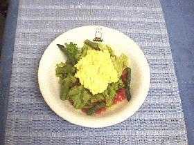 トマトとたまごの簡単サラダ