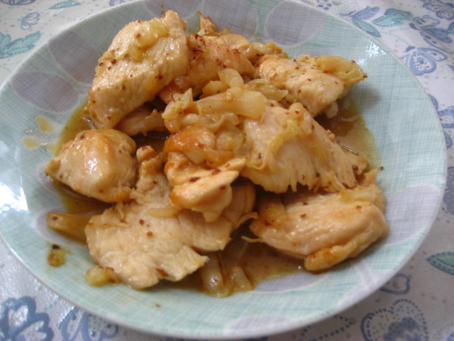 白菜と鶏胸肉のマヨネーズ炒め☆の画像