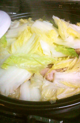 超簡単★激うま 鶏と白菜の塩麹タジン
