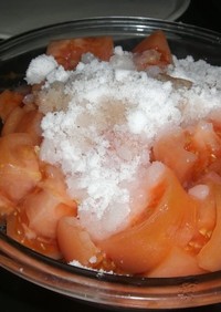 ジンジャートマト　夏収穫の生姜使用