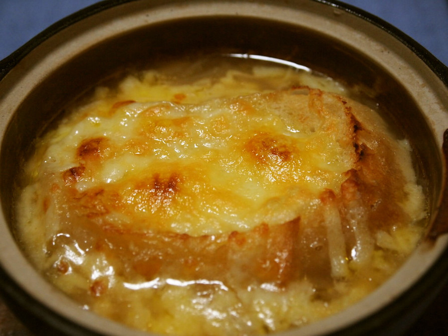 オニオングラタンスープ（飴色玉ねぎ♪）の画像