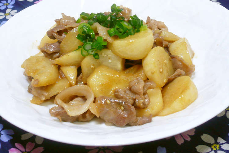 簡単 早い 豚肉とかぶの味噌炒め レシピ 作り方 By Pyonpoco クックパッド 簡単おいしいみんなのレシピが352万品