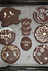 カービィとメタナイトのチョコクッキー