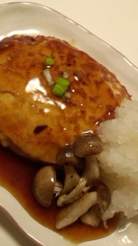 簡単!!和風ヘルシー豆腐ハンバーグ