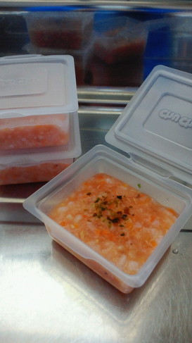 簡単★炊飯器でトマトリゾット風の離乳食