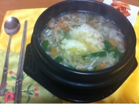 韓国料理 野菜たっぷり牛肉のクッパブの画像