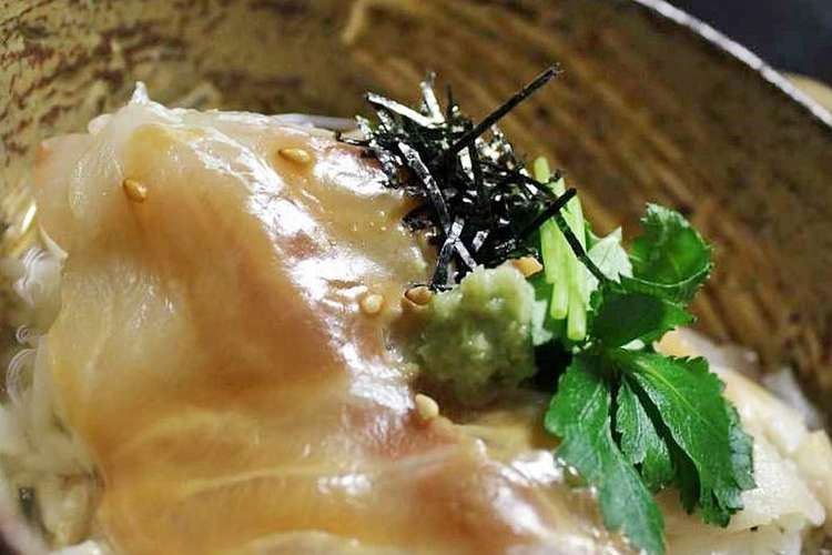 ごまダレが美味 鯛茶漬け サーモン茶漬け レシピ 作り方 By Gingamom クックパッド 簡単おいしいみんなのレシピが367万品
