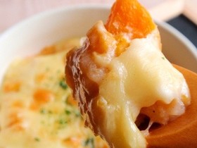 ほくウマ*カボチャの米粉豆乳グラタン