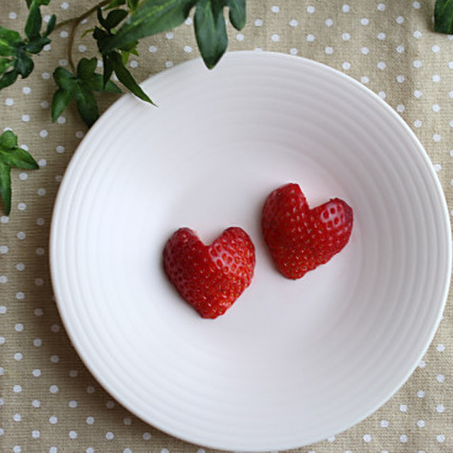 バレンタインに 簡単 イチゴでハート レシピ 作り方 By 子供と作るウチご飯 クックパッド