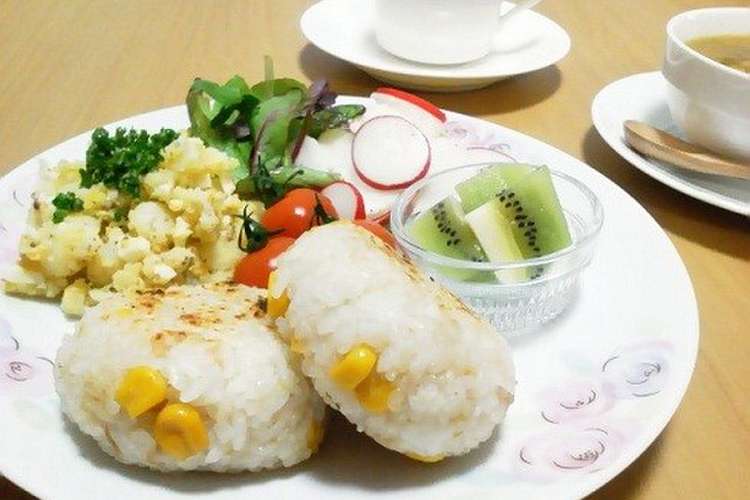 コーンとツナのバター醤油焼きおにぎり レシピ 作り方 By Meloncook クックパッド 簡単おいしいみんなのレシピが359万品