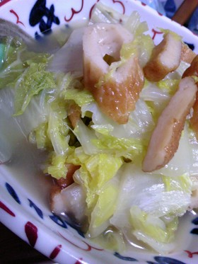 おでんリメイク 白菜煮浸し