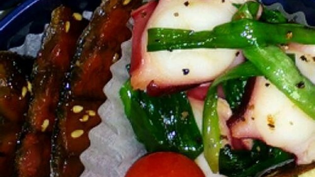 お弁当 メインはタコ炒め レシピ 作り方 By Haneimama クックパッド 簡単おいしいみんなのレシピが352万品