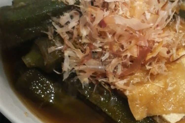 おくらと油揚げの煮物 レシピ 作り方 By Nana Food クックパッド