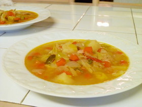 具だくさん野菜スープで体ぽかぽか!