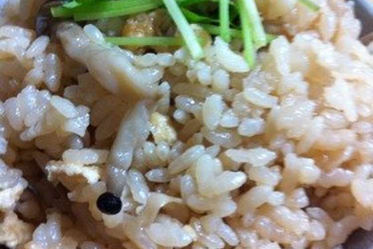 うどんのお供に 炊き込みご飯 レシピ 作り方 By りぃあぁ ママ クックパッド 簡単おいしいみんなのレシピが359万品